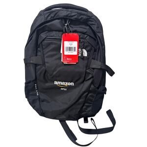 NWT The North Face Fall Line FlexVent Backpack Black Logo Amazon